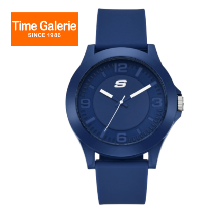 Skechers SR5256 Rosencrans 40mm Navy Blue Silicone Strap Analog Men Watch